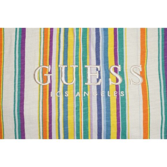 Guess Originals Rainbow Stripe Tee – Size L - Picture 3 of 6